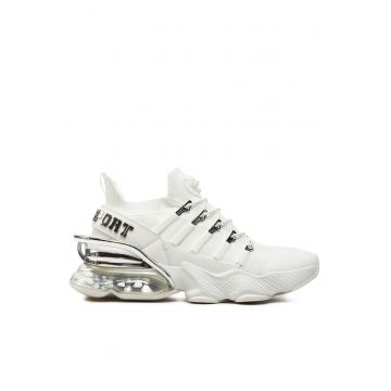 Pantofi sport barbati -  adidasi alergare - alb - textil -