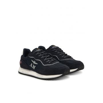Pantofi sport barbati -  material textil - albastru - Albastru
