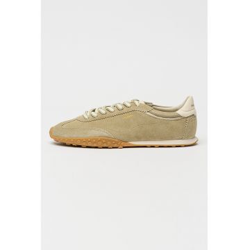 Pantofi sport Bridge de piele intoarsa - Verde sparanghel