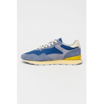 Pantofi sport City cu insertii din material textil - Albastru