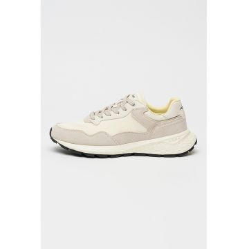 Pantofi sport City MkII de piele intoarsa - Alb murdar/Crem