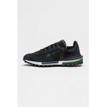 Pantofi sport cu garnituri de piele intoarsa Elite Active - Negru/Bleumarin
