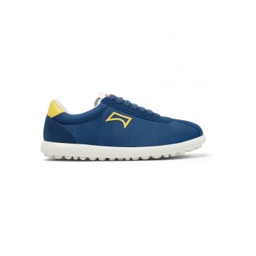 Pantofi sport cu insertii din piele intoarsa Pleotas - Albastru