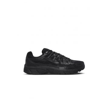 Pantofi sport cu insertii din plasa P-60000 - Negru