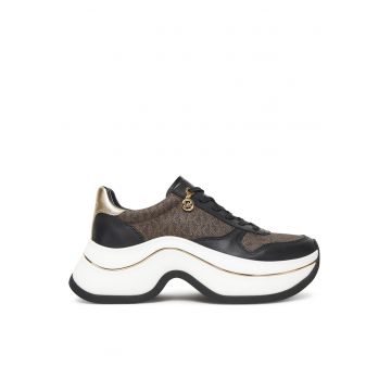 Pantofi sport dama -  piele naturala/sintetic - multicolor
