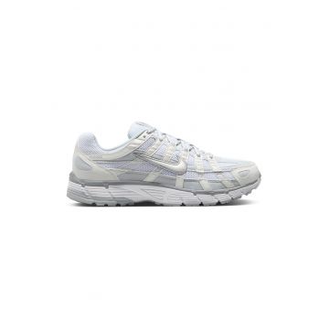 Pantofi sport de plasa cu strat exterior sintetic P-6000 - Gri deschis/Albastru glaciar