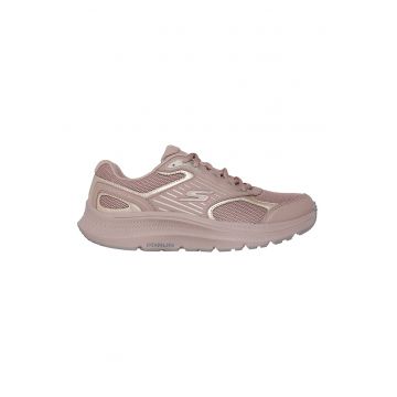 Pantofi sport Go Run Consistent 2.0 - Advan din material textil cu garnituri de piele - Auriu/Maro taupe deschis
