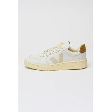 Pantofi sport low-cut de piele - Alb