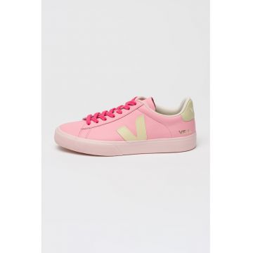 Pantofi sport low-cut de piele - Roz