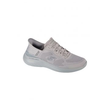 Pantofi sport slip-ins din plasa cu detalii logo Bounder 2.0 - Gri