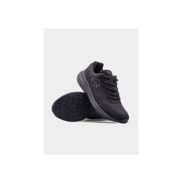 Pantofi sport unisex  piele ecologica - negru -