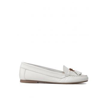 Tenisi dama  300317099 - Piele naturala - Alb