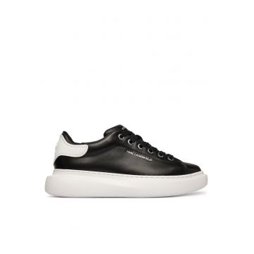 Tenisi dama -  KL66525 - piele naturala - negru