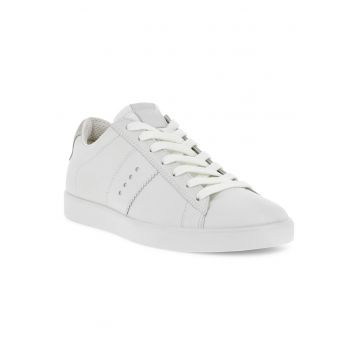 Tenisi dama  piele naturala - alb - stil retro - Alb