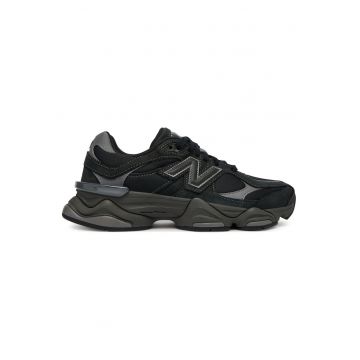 Tenisi dama -  piele naturala - negru - textil - Negru