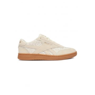Tenisi dama -  piele naturala/textil - bej - confortabili - moderni