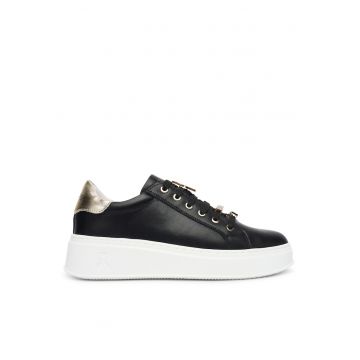 Tenisi unisex  PPJ905.31 - piele naturala - negru