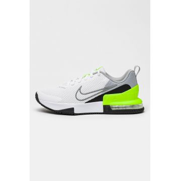 Pantofi Air Max Alpha Trainer 6 din plasa - pentru fitness - Alb/Verde neon/Gri cenusiu