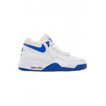Pantofi barbati -  Piele ecologica - Alb/Albastru -