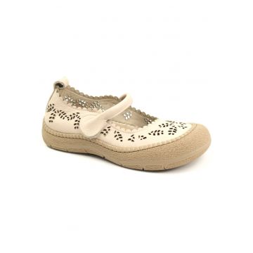 Pantofi dama piele naturala 9VZM80008C 52 N - Bej
