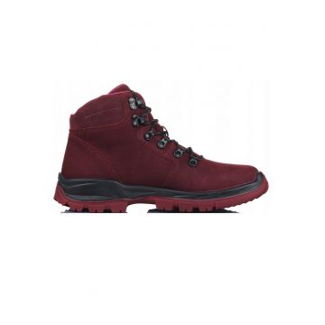 Pantofi de trekking sport femei  Obdh253 60S Maroon - Rosu/Gri