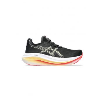 Pantofi pentru alergare Gel-Nimbus 27 - Negru/Verde lime