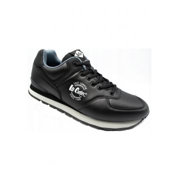 Pantofi sport barbatesti -  Marimea 43 (Brant:28cm) - joase - Talpa din cauciuc antiderapant TR - sireturi - Negru