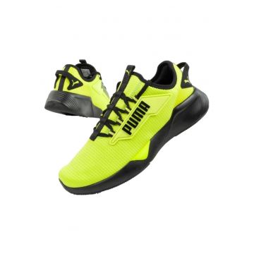 Pantofi Sport Barbati -  376676 51 - Superior Din Material Sintetic - Amortizare Cu Spuma Eva - Talpa Din Cauciuc Aderent - Model Cu Sireturi - 44 -5 - Verde / Negru