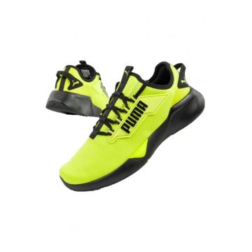 Pantofi Sport Barbati -  376676 51 - Superiori Din Material Sintetic - Amortizare Cu Spuma Eva - Talpa Din Cauciuc Aderenta - Design Modern Si Sportiv - 44 - Verde / Negru