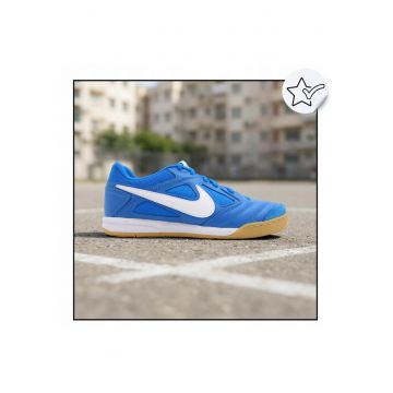 Pantofi Sport Barbati -  Gato - Piele De Calitate Si Panouri Textile Respirabile Pentru Ventilatie Talpa Intermediara Din Spuma Pentru Confort Si Moliciune - Talpa Din Cauciuc Retro Cu - Albastru