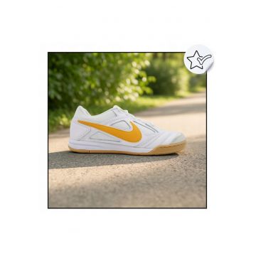 Pantofi Sport Barbati -  Gato - Piele Naturala - Si Spuma Moale Si Recdqwfwqdeptiva Sub Picior - Talpa Din Cauciuc Cu Model Hexagonal - Croi Ajustat Pentru O Mai Buna Senzatie A Piciorului - Alb
