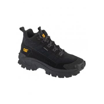 Pantofi sport barbati P726385 -  Negru - Piele nabuc