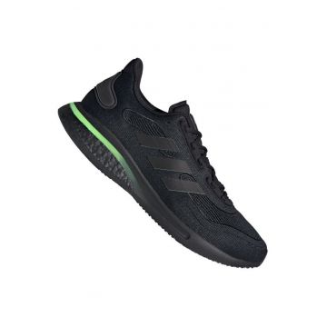 Pantofi Sport Barbati -  Supernova M - Marime 42 - Negru - Tehnologie Bounce - Talpa Intermediara Boost - Usori Si Elastici - Potrivire Ideala - Amortizare Reactiva Si Design Ergonomic Modern Pro