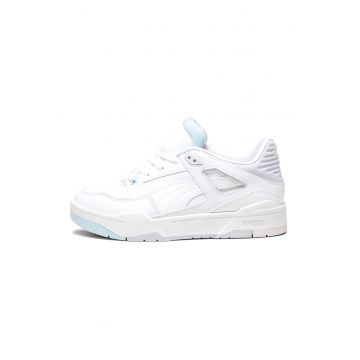 Pantofi sport cu garnituri de piele Slipstream - Alb/Albastru deschis