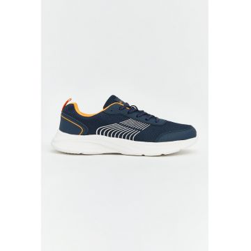 Pantofi sport cu insertii de plasa - Bleumarin