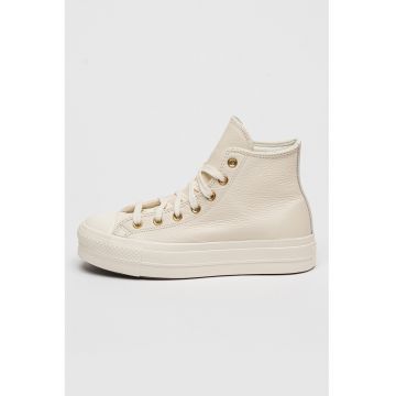 Pantofi sport cu platforma Chuck Taylor All Star Lift - Auriu/Alb murdar