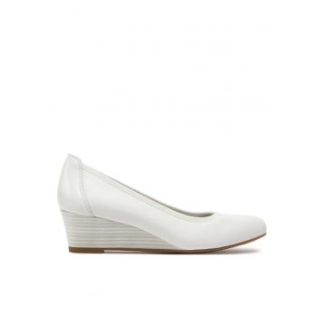 Pantofi sport dama  303359379 - Piele naturala - Alb - Alb