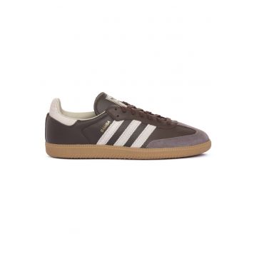 Pantofi sport dama  Samba Og - piele naturala - maro - design dinamic - confort exceptional