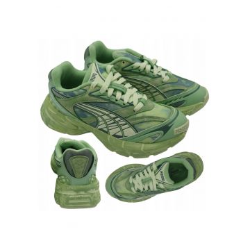 Pantofi Sport Dama -  Velophasis Retreat Yourself Wns P395997 01 - Marime 41 - Verzi - Materiale Ecologice Sintetice Si Textile - Antiderapante - Respirabile - Cu Amortizare - Confortabili - Cu Sireturi - Ideali Pentru Stilizari Zilnice Si Activitati Fiz
