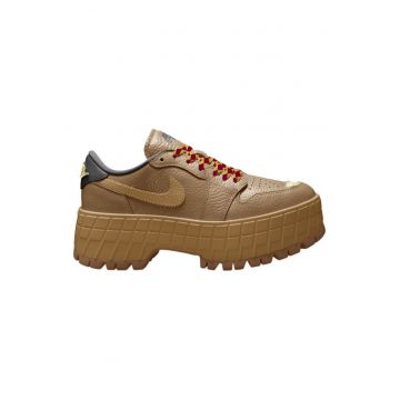 Pantofi sport dama  W AIR JORDAN 1 BROOKLYN LOW - Piele naturala - Maro - Maro