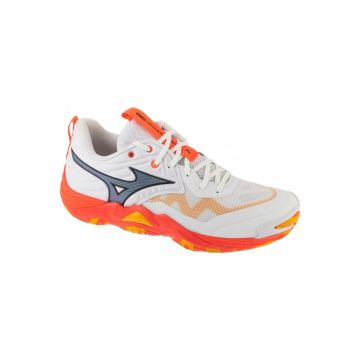 Pantofi sport dama  Wave Momentum - plasa - alb/portocaliu