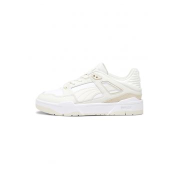 Pantofi sport de piele ecologica si piele Slipstream Selflove - Alb murdar/Bej deschis