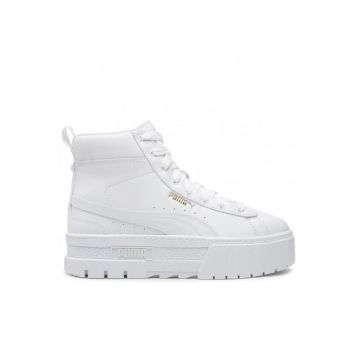 Pantofi sport high-top de piele cu insertii de piele ecologica Mayze
