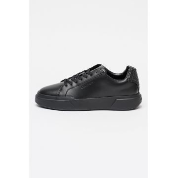 Pantofi sport low-cut cu logo discret - Negru