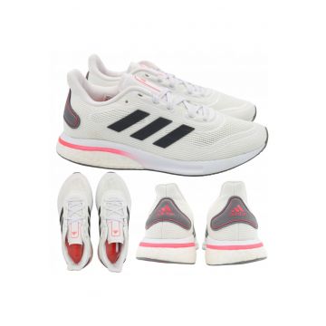 Pantofi Sport Pentru Femei -  FV6020 - Alba - Pentru Alergare - Aderenta Excelenta - Amortizare - Confortabili - Tehnologie Boost