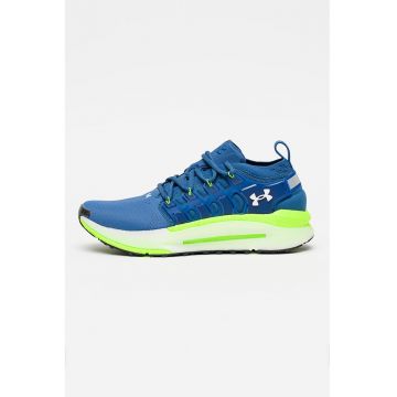 Pantofi sport Phantom X cu insertii din material textil - Albastru inchis/Verde electric