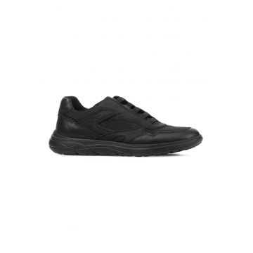 Pantofi sport slip-on cu model uni - Negru