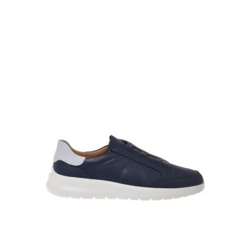 Pantofi sport slip-on de piele - Albastru