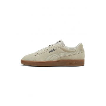 Pantofi sport Smash 3.0 de piele intoarsa cu insertii de piele - Bej deschis