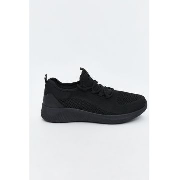 Pantofi sport usori din plasa - Negru